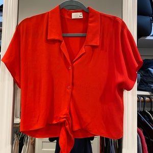 Wilfred Free Tie Front blouse